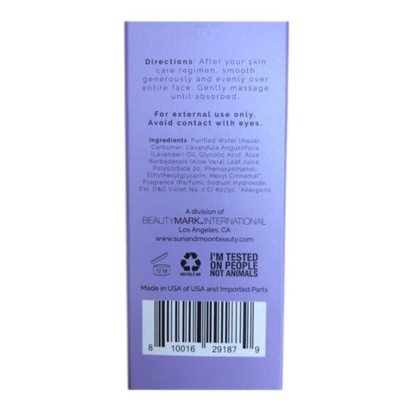 Sun & Moon NIB What Dreams Are Made Of Calm+Correct Night Mask Lavender - Picture 9 of 14